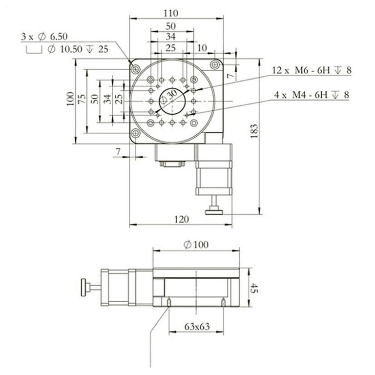 1443 Electrical rotating platform – OPTIKASCIENCE