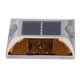 thumbnail image 2 of Luz Solar para carretera, aleación de aluminio fundido para entrada, paso, acera, escalera, exterior, IP68, impermeable, marcador de carretera, luz amarilla, 2 of 5