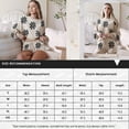 thumbnail image 5 of Avidlove Knit Pajama Set for Women Long Sleeve Floral Tops and Shorts Lounge Set with Pocket 2 Piece Matching Outfits Casual Sweater Sets Sleepwear, 5 of 7