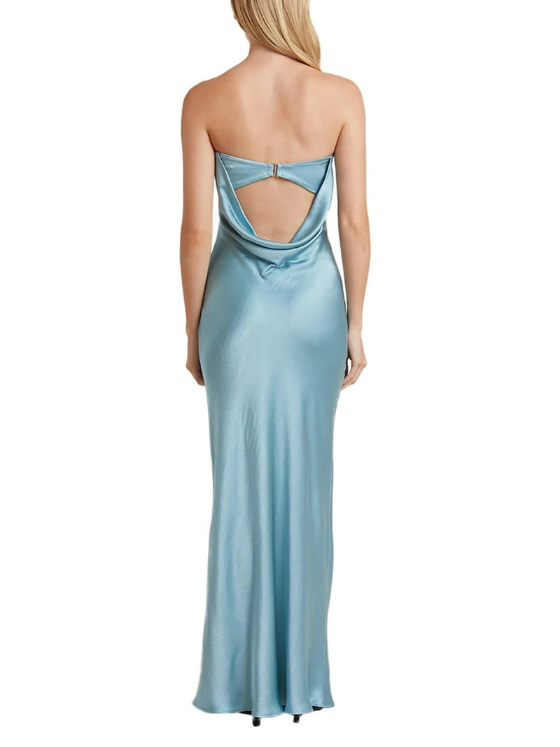 Sunisery Women's Sexy Hollow Out Maxi Dress Halter Neck Cami Dress High  Split Elegant Evening Party Formal Dress - Walmart.com