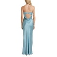 thumbnail image 4 of Jxzom Women's Off Shoulder Satin Tube Top Maxi Dresses Sexy Wedding Guest Party Cocktail Evening Formal Dress, 4 of 7