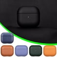 thumbnail image 3 of wnpxqnt Protective Case for AirPods 4 Leather Case Earone Cover Anti Drop Protective * T5R1, 3 of 8