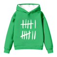 thumbnail image 6 of Wxolcjlv Little Boys Graphic Pullover Hoodie Tally Mark Print Long Sleeve Novelty Casual Hooded Sweatshirt, Sizes 1-16, 6 of 6