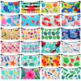 thumbnail image 1 of Bolsas de maquillaje SilTriangle Tropical Canvas 24 piezas, 1 of 7