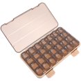 thumbnail image 4 of MasteelfCA 1pc Portable 28 Grids Medicine Box Pill Box for Outdoor Storage Container, 4 of 7