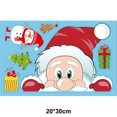thumbnail image 3 of Christmas Window Clings Decor Merry Christmas Snowflake Santa Claus Reindeer Window Stickers Decals for Glass Window Xmas Decors, 3 of 5