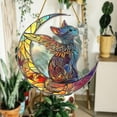thumbnail image 3 of AatoeaX Enchanting Winged Cat Acrylic Hanging - Whimsical, Magical for Fantasy - themed Spaces, Bedroom Decor [Winged Cat, Acrylic Hanging, Whimsical, Magical, Fantasy - themed, Bedroom Decor], 3 of 7