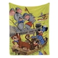 thumbnail image 2 of La Casa de Mickey Mouse+ anti-pilling, suave, ligera, esponjosa y acogedora de lujo para hogar y cocina – Perfecta para niños y adultos,120X180cm, 2 of 6