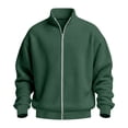 thumbnail image 4 of Guluxicc Waffle Jackets for Men Full Zipper Long Sleeve Baseball Jackets for Everyday Wear Fall Winter Casual Jackets, 4 of 5
