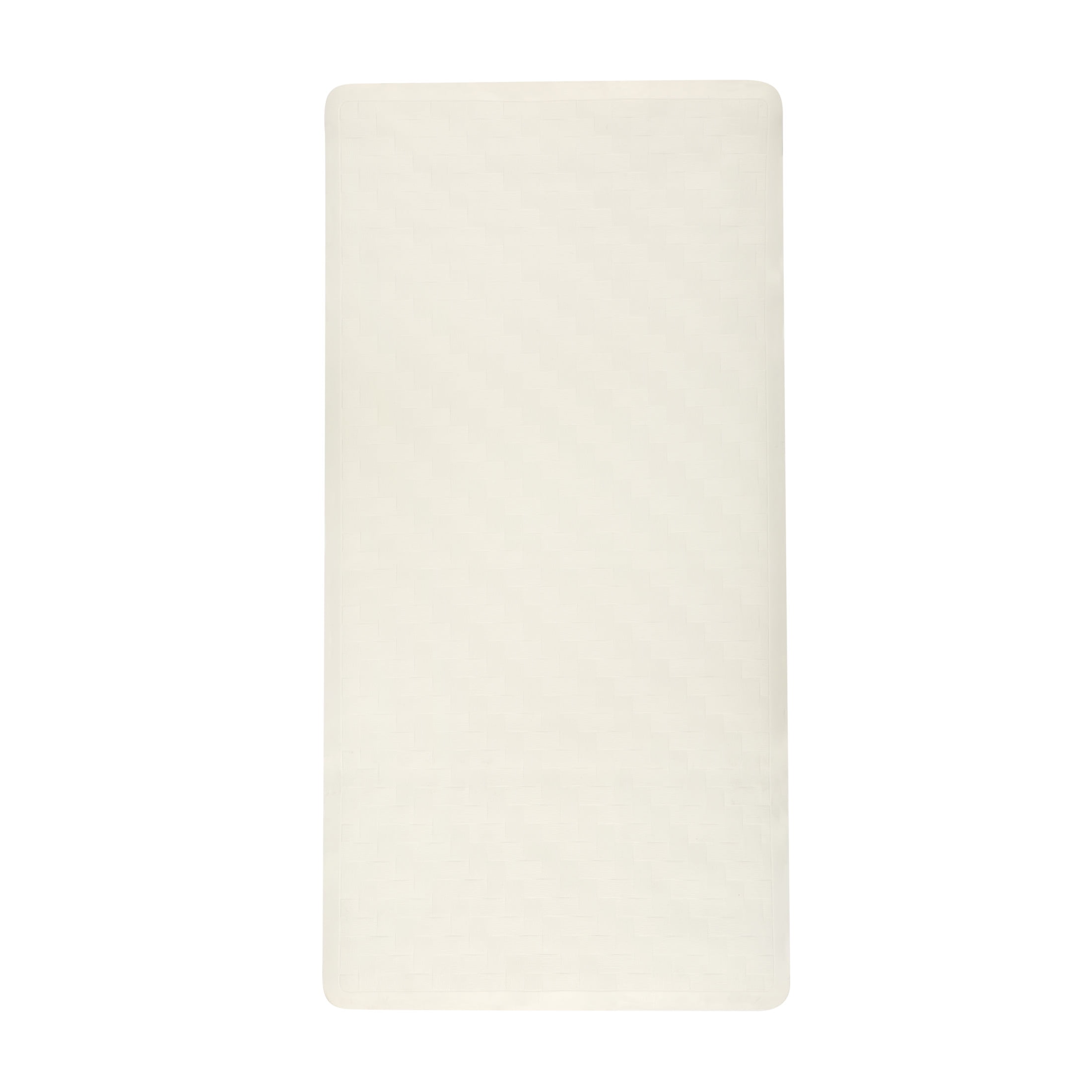 Mainstays 18" x 36" Rubber Bathtub Mat with Suction Cups, White