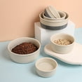 thumbnail image 5 of SWEEJAR Ceramic Dog Bowls, Dog Food Dish for Small Dogs and Cat, Heavy Duty Porcelain Pet Bowl for Food and Water,17 oz,White, 5 of 7