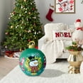 thumbnail image 4 of Chmadoxn Christmas Inflatable Balls Yard Decorations, 24 Inch Giant PVC Inflatable Christmas Decorated Ball Ornaments, Outdoor Large Xmas Blow Ball Decorations for Outside Holiday Yard Decorations, 4 of 5