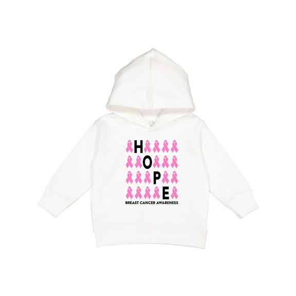 Inktastic Hope Breast Cancer Awareness Toddler Hoodie