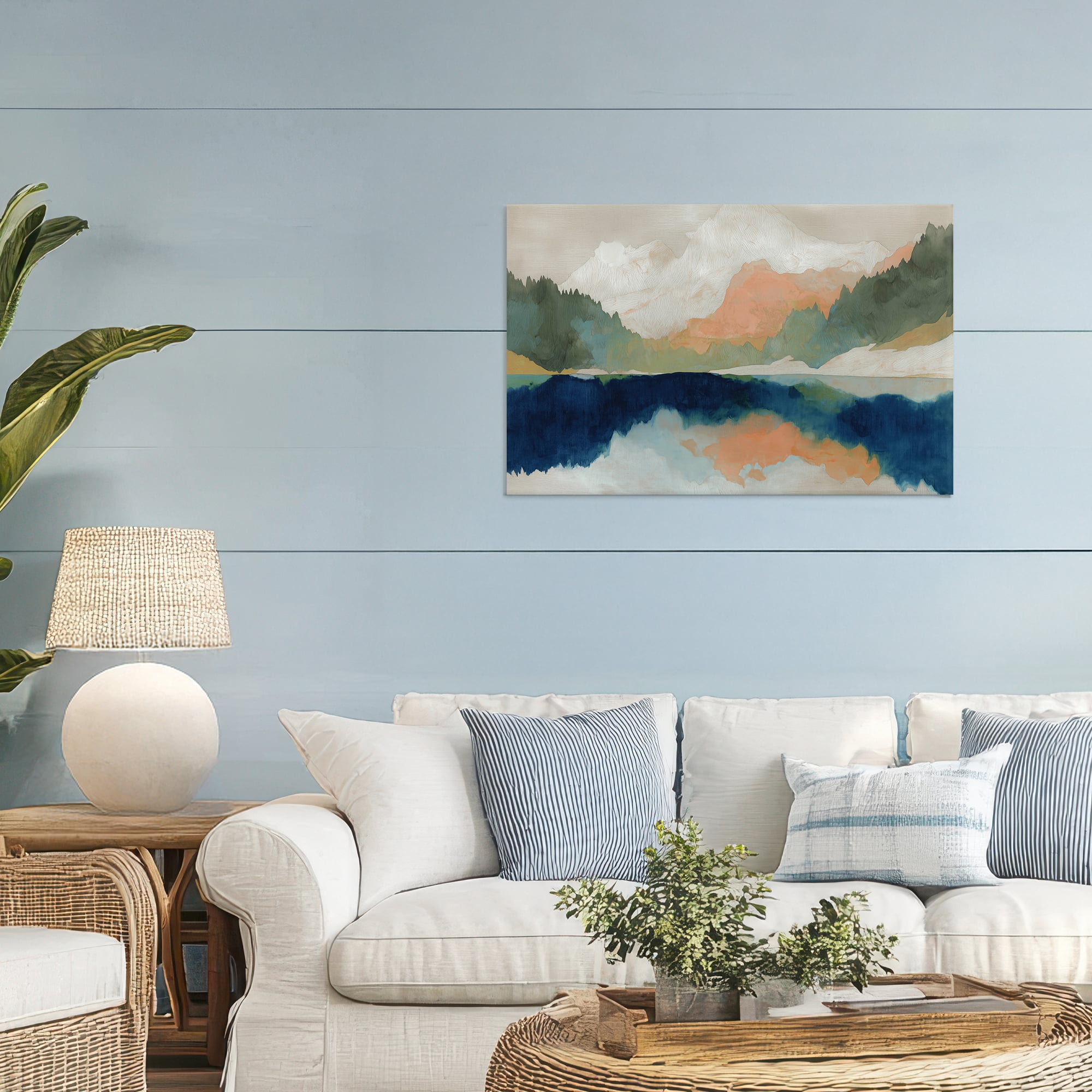 Stupell Industries Alpine Autumn Lake Reflection Canvas Wall Art, design by Chromatic Storm Studio
