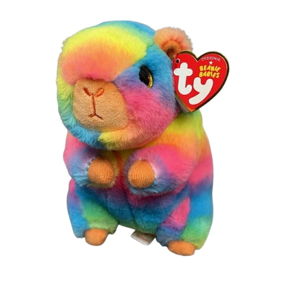 TY Beanie Baby - SAVANNA the Rainbow Capybara (Regular Size - 6 inch)