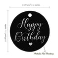 thumbnail image 6 of Inkdotpot Silver Foil Paper Hang Tags Happy Birthday Favor Tags 100 Pieces, 6 of 7