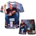 thumbnail image 1 of Juego de dos piezas para niñas GTA 5, conjuntos de ropa de verano, camiseta de manga, conjuntos para niños, ropa de moda para niñas, trajes, trajes casuales 6M-14T6M Gao Jinjia LED, 1 of 2