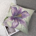 thumbnail image 7 of nygtbtfer Throw Pillow Covers, Couch Pillows Covers, Set of 2 Holiday Throw Pillow Covers, Vintage Iris Pastorable Floral, Decorative Throw Pillow Covers, Throw Pillows Covers White, 7 of 7