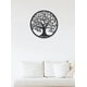 thumbnail image 5 of Decoración de pared de árbol de la vida de metal, arte de silueta para regalo de interior, regalo al aire libre, decoración del hogar y jardín (negro, 28x28cm), 5 of 5