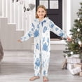thumbnail image 6 of Soft Big Kids Onesie Pajamas Cozy Loose-Fit Jumpsuits for kids with Pockets for Christmas Lounge & Play Marine Organisms, 6 of 8