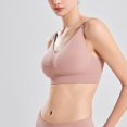thumbnail image 4 of Aayomet Soutiens-Gorge de Sport pour Femmes Bretelles Réglables Ajusté Maternité Allaitement (Rouge, 38), 4 of 5