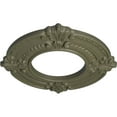 thumbnail image 3 of Ekena Millwork 9"OD x 4 1/8"ID x 5/8"P Benson Ceiling Medallion (Fits Canopies up to 4 1/8"), Hand-Painted Spartan Stone, 3 of 7