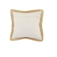 thumbnail image 5 of Ox Bay Ringo 20" x 20" Pastel Jute Bordered Striped Cotton Adult Decorative Throw Pillow, 5 of 9