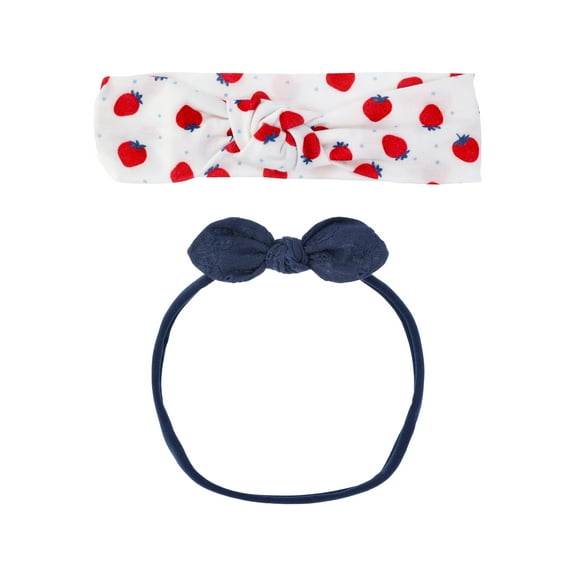 Carter's Child of Mine Baby Girl’s Printed Headwrap Set, 2-Pack