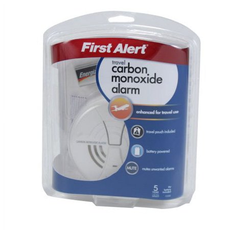 First Alert CO250T Battery Operated Carbon Monoxide Travel Alarm with Bag