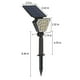 thumbnail image 3 of Fiudx Focos Solares, Iluminación Led Brillante para Exteriores, Diseño Impermeable Ip65, Instalación 2 En 1 para Patio, Jardín, Ahorro de Energía, Fácil Instalación, Tamaño 21,5 X 9,5 X 3 Cm, 1 Paque, 3 of 6