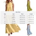 thumbnail image 2 of Dvprdro Mandarin Collar Sleeveless Button Front Side Slit Maxi Dress for Women Loose Fit A Line Summer Daily Solid, 2 of 8