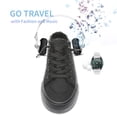 thumbnail image 5 of Obtaom Women Canvas Mules Memory Foam Clipper Fashion Sneakers Comfortable Slip-On Mule Backless Holiday Shoes（Full Black Canves US10）, 5 of 8