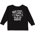 thumbnail image 3 of Inktastic Brave Smart Loyal Kind Fun Loved All of the Above Boys or Girls Long Sleeve Toddler T-Shirt, 3 of 5