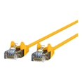 thumbnail image 2 of Belkin Slim - Patch cable - RJ-45 (M) to RJ-45 (M) - 12 ft - UTP - CAT 6 - molded, snagless - yellow, 2 of 2