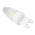 thumbnail image 4 of Bombilla de cristal de filamento LED de estilo vintage de 4 W, iluminación blanca fría y cálida AC110 V (blanco frío-G9), 4 of 8
