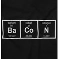 thumbnail image 2 of Ba Co N Bacon Food Science Nerd Geeky Men's Graphic T Shirt Tees Brisco Brands L, 2 of 4