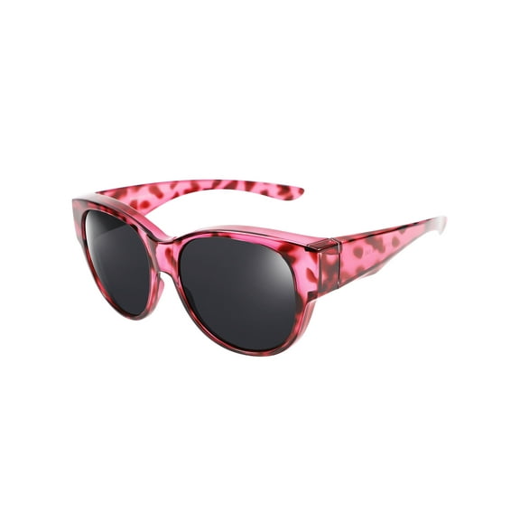 TINHAO Polarized Sunglasses Over Glasses Women Fit Over Glasses Sunglasses Cat Eye Sunglasses UV Protection Lightweight