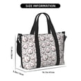 thumbnail image 2 of Honeii Cute Baseball Print Hand Travel Bag,Travel Duffle Bag, Waterproof Weekender Bag,Carry On Tote Bags,Weekender Tote Bag,for Weekend and Business Travel, 2 of 6