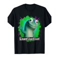 thumbnail image 1 of Funny Weirdcorel Women Menrdrdrd Meme T-Shirt - Soft Preshrunk Cotton, Vibrant Green Frog Design with "Lizard Lizard" Text, Casual Crew Neck, Short Sleeve, Perfect for Casual attire, allseason Tshirt, 1 of 6