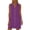 Purple, variant on Sleeveless V Neck Bathing Suit Coverups for Women Summer Swimsuit Bikini Beach Cover Ups Dress