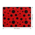 thumbnail image 2 of Area Rugs, Ladybug Pattern Washable Large Rugs for Living Room Bedroom Dining Room, Non-Slip Soft Fuzzy Indoor Rug Carpet Floor Mats for Entryway Premium Home Decor 80x58in, 2 of 7