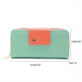 thumbnail image 5 of Rciityk Wallet Women Slim Small Passport Card Travel Wallet Ladies Girls Fashion Wallets Long Zip Handbag Casual Office Bags, 5 of 7
