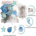 thumbnail image 2 of HIBIBUD 10ft LED Ocean String Lights Seashell Seahorse Conch Starfish Lights Battery Operated Waterproof Nautical Theme Lights for Home Party Decor, 2 of 7