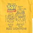 thumbnail image 3 of Toy Story 4 - Buzz Sketches - Men's Short Sleeve Graphic T-Shirt, 3 of 5