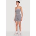 thumbnail image 3 of Womens Compression Rib Seamless Tube Top and Shorts, 3 of 4