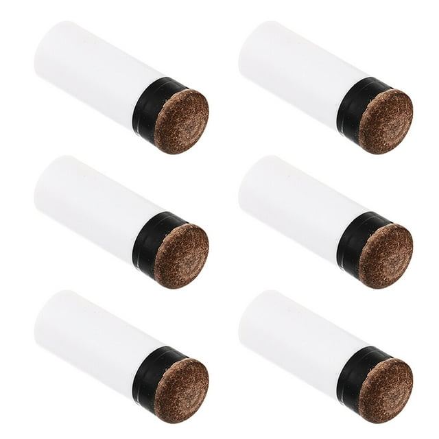 MasteelfCA 6 Pcs Embouts de Queue de Billard à Visser Outils de Billard (Blanc)