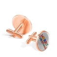 thumbnail image 3 of Christmas Stylish Men's Cufflinks for Formal Attire, Shirt Clip, Stainless Steel, Ideal for Business Meetings, 3 of 6