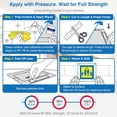 thumbnail image 7 of Double-Sided Removable Tape – 1" x 16.5 FT Heavy Duty PE Foam Mounting Tape with Adhesion Promoters – Wall-Safe Waterproof Damage-Free for Posters, Picture Hanging & Painted Walls, 7 of 7