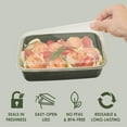 thumbnail image 5 of Bentgo Prep - 20-Piece 1-Compartment Reusable Meal Prep Containers with Lids, PFAS & BPA Free Materials, Durable, Microwave, Freezer, & Dishwasher Safe To Go Food Storage (Khaki Green), 5 of 9