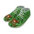 thumbnail image 3 of Wismoutput Barefoot Sneakers for Men Boys Green Hats Casual Shoes Walking Shoes for St. Patrick's Day Size 5.5-14, 3 of 7